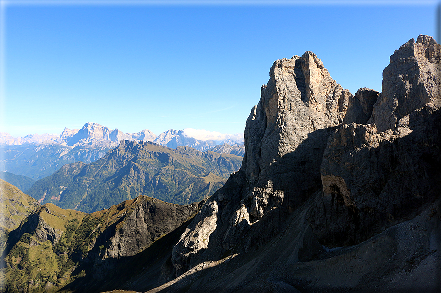 foto Da Passo Rolle a Passo Mulaz